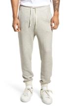 Men's Vince Plush Cotton Jogger Pants, Size - Grey