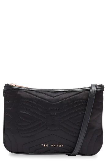 Ted Baker London Quilted Bow Crossbody Bag - Green