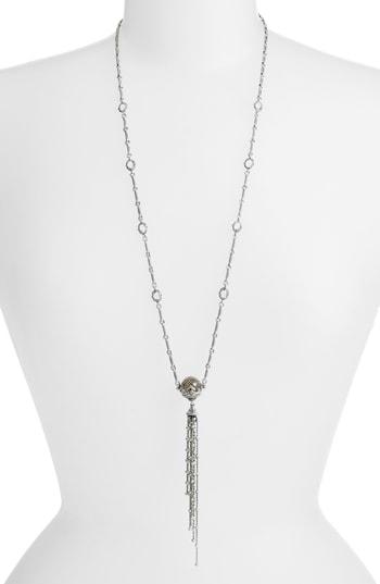 Women's Konstantino Pythia Crystal Tassel Necklace