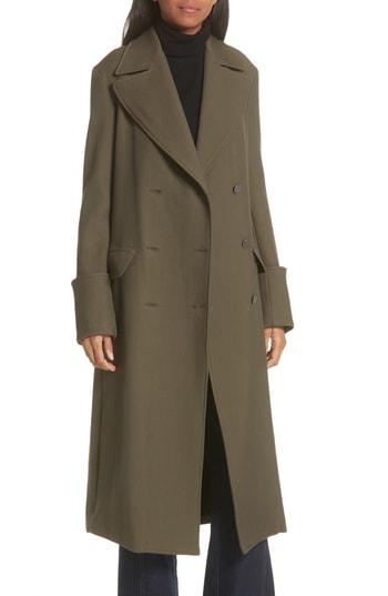 Women's A.l.c. Lisbon Virgin Wool Blend Coat - Green