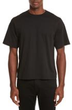 Men's Helmut Lang Drape Military Jersey T-shirt - Black