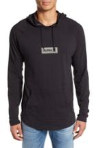 Men's Hurley Premium One And Only Box Logo Pullover Hoodie, Size - Black