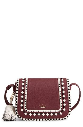 Kate Spade New York Crown Street - Jasper Leather Saddle Bag - Red