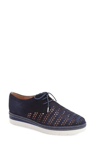 Women's Hispanitas 'laken' Perforated Platform Derby .5us / 38eu - Blue