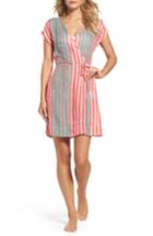 Women's Diane Von Furstenberg Cover-up Wrap Dress, Size - Coral