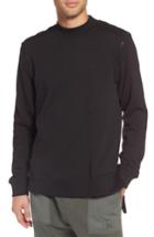 Men's Calvin Klein Jeans Zip Shoulder Sweatshirt - Black