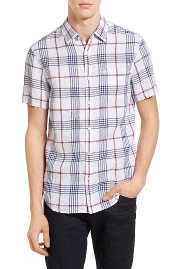Men's Original Penguin Extra Trim Fit Plaid Woven Shirt