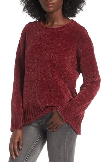 Women's Love By Design Chenille Pullover - Burgundy