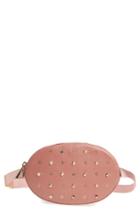 Michael Michael Kors Studded Logo Leather Belt Bag - Pink