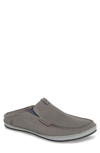 Men's Olukai Kauwela Collapsible Slip-on M - Grey