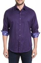 Men's Robert Graham Classic Fit Stretch Geometric Sport Shirt - Red