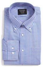 Men's Nordstrom Men's Shop Traditional Fit Non-iron Gingham Dress Shirt .5 - 32 - Pink