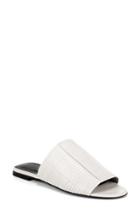 Women's Via Spiga Harlotte Slide Sandal M - White