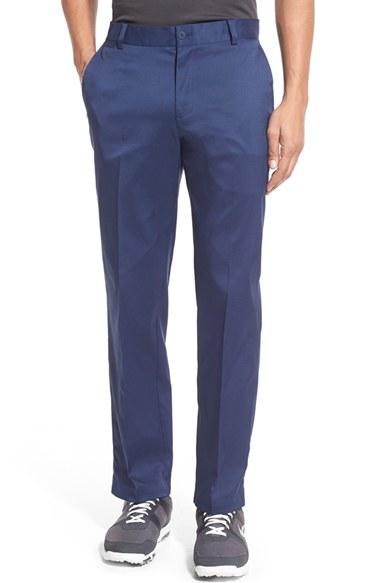 Men's Nike Flat Front Dri-fit Tech Golf Pants X 30 - Blue