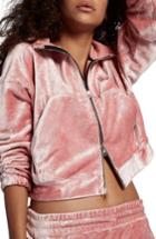 Women's Nike Nikelab Essentials Women's Velour Zip Hoodie - Pink
