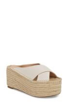 Women's Pour La Victoire Rica Espadrille Platform Sandal .5 M - White