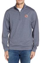 Men's Cutter & Buck Bears Shoreline Quarter Zip Pullover, Size - Blue