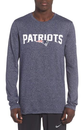 Men's Nike Nfl Graphic Long Sleeve T-shirt - Blue