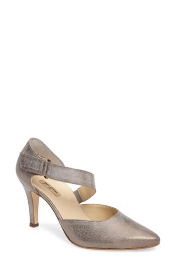 Women's Paul Green 'desire' Pointy Toe D'orsay Pump Us / 3.5uk - Metallic