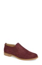 Women's Hush Puppies Chardon Water Resistant Slip-on Flat .5 M - Burgundy