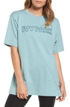Women's Ivy Park Silicone Logo Tee, Size - Blue