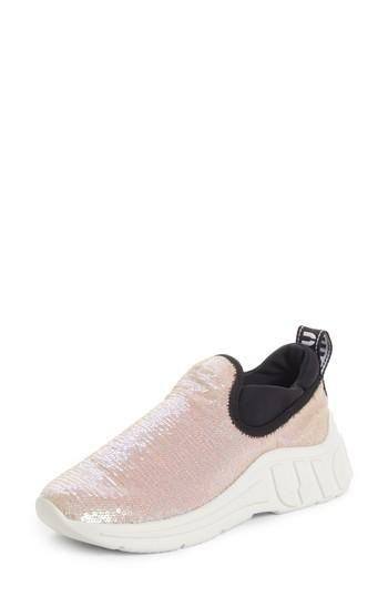 Women's Miu Miu Sequin Slip-on Sneaker Us / 35eu - Pink