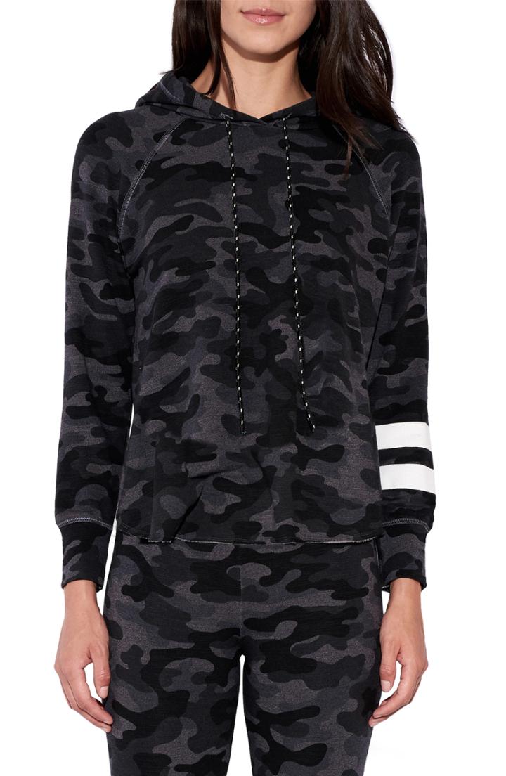 Women's Sundry Camo Hoodie - Grey