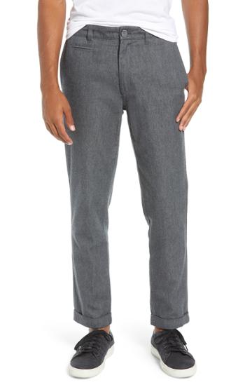 Men's Life/after/denim Bixi Slim Cotton Twill Trousers - Grey