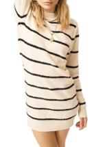 Women's Stone Row Foiled Again Stripe Sweater Dress - Ivory