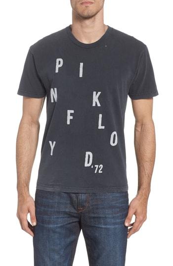 Men's Retro Brand Pink Floyd Graphic T-shirt - Black