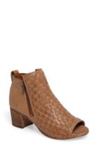Women's Naughty Monkey Cacey Open Toe Bootie .5 M - Brown