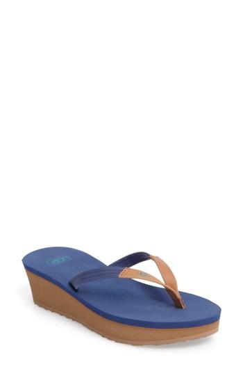 Women's Ugg 'ruby' Wedge Thong Sandal