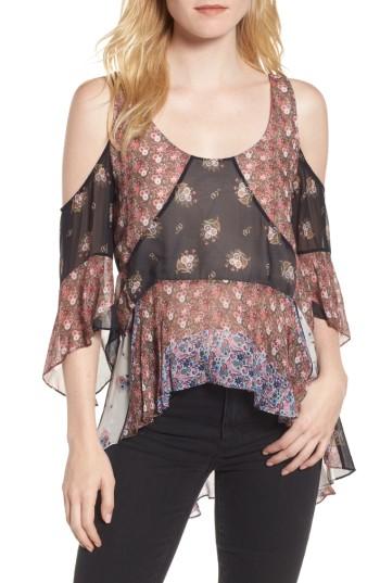 Women's Rebecca Minkoff Chelsea Cold Shoulder Top - Red
