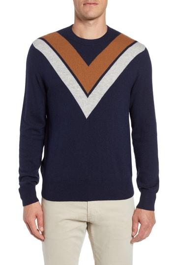 Men's Bonobos Minton V Crewneck Sweater - Blue
