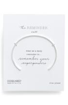Women's Dogeared Remember Your Superpowers Thin Cuff Bracelet