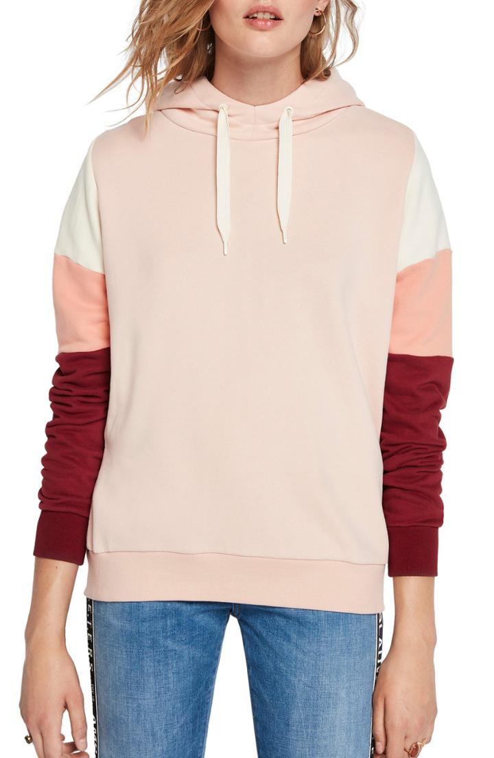 Women's Scotch & Soda Colorblock Hoodie - Pink