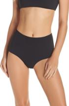 Women's Tory Burch High Waist Bikini Bottoms - Black