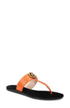 Women's Gucci Marmont T-strap Sandal .5us / 36.5eu - Orange