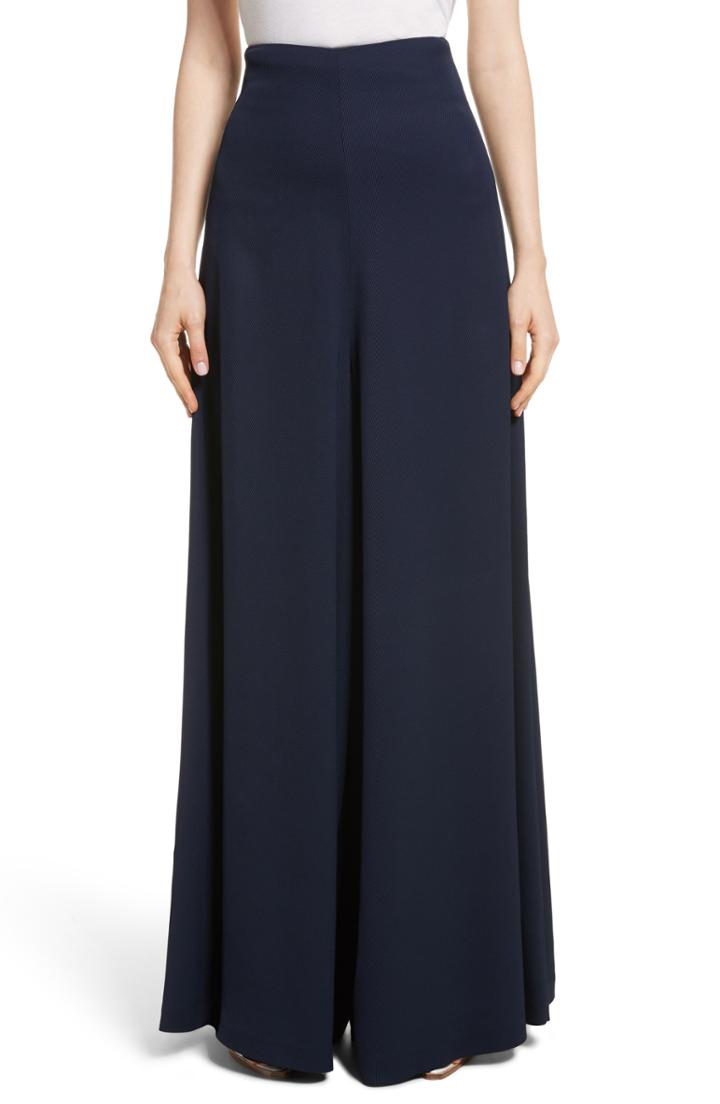 Women's A.w.a.k.e. Wide Leg Trousers Us / 40 Fr - Blue