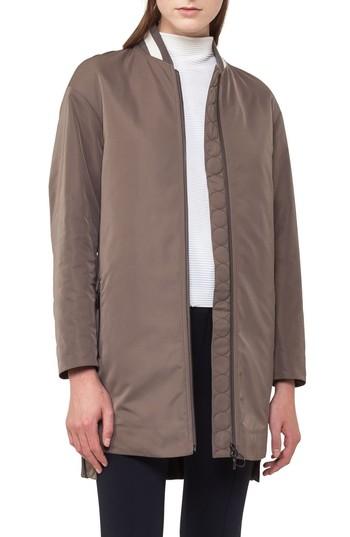 Women's Akris Punto Techno Bomber Coat