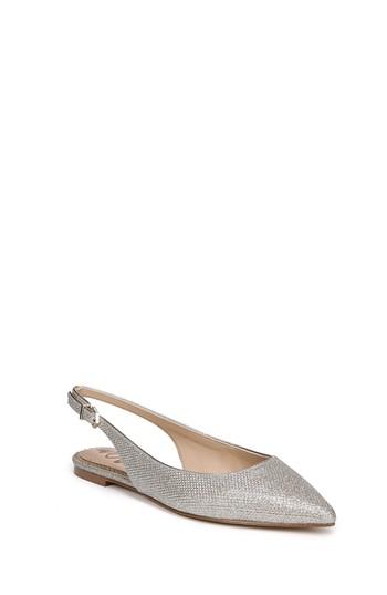 Women's Sam Edelman Raya Slingback Flat M - Metallic