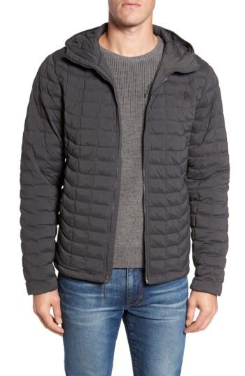 Men's The North Face Packable Stretch Thermoball(tm) Primaloft Jacket, Size - Grey