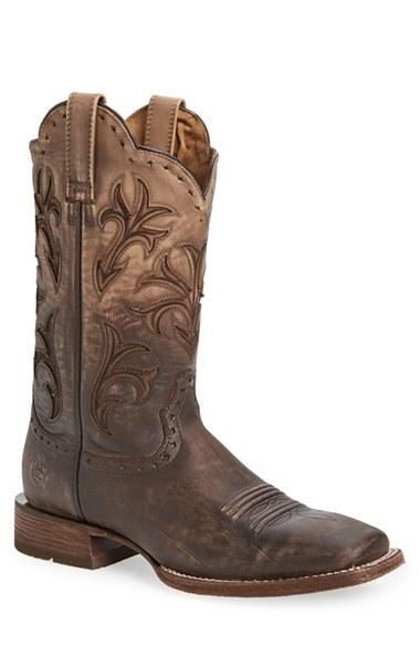 Men's Ariat 'cowboss' Cowboy Boot M - Brown