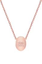 Women's Mini Mini Jewels Framed Diamond Zodiac Sign Pendant Necklace