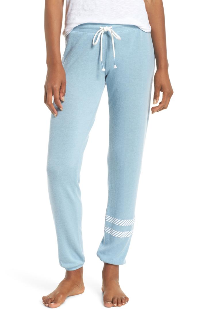 Women's Pj Salvage Peachy Jogger Lounge Pants, Size Xxl - Blue