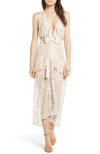 Women's For Love & Lemons Sweet Disposition Maxi Dress - Ivory