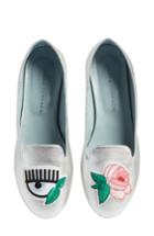 Women's Chiara Ferragni Flower Power Convertible Loafer Flat Us / 36eu - Metallic