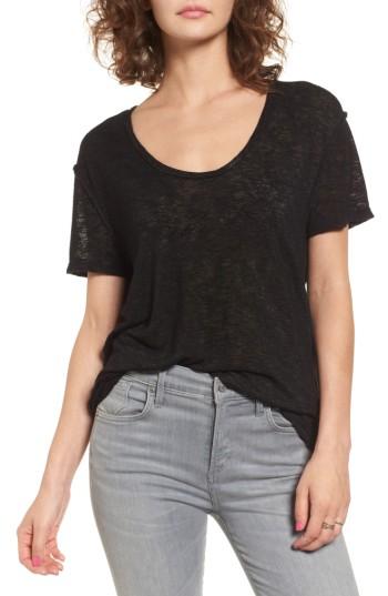 Women's Bp. Burnout Oversize Tee - Black