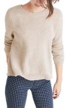 Women's Madewell Province Cross Back Knit Pullover, Size - Beige