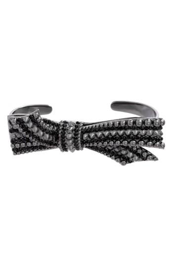 Women's Steve Madden Crystal Ribbon Bracelet
